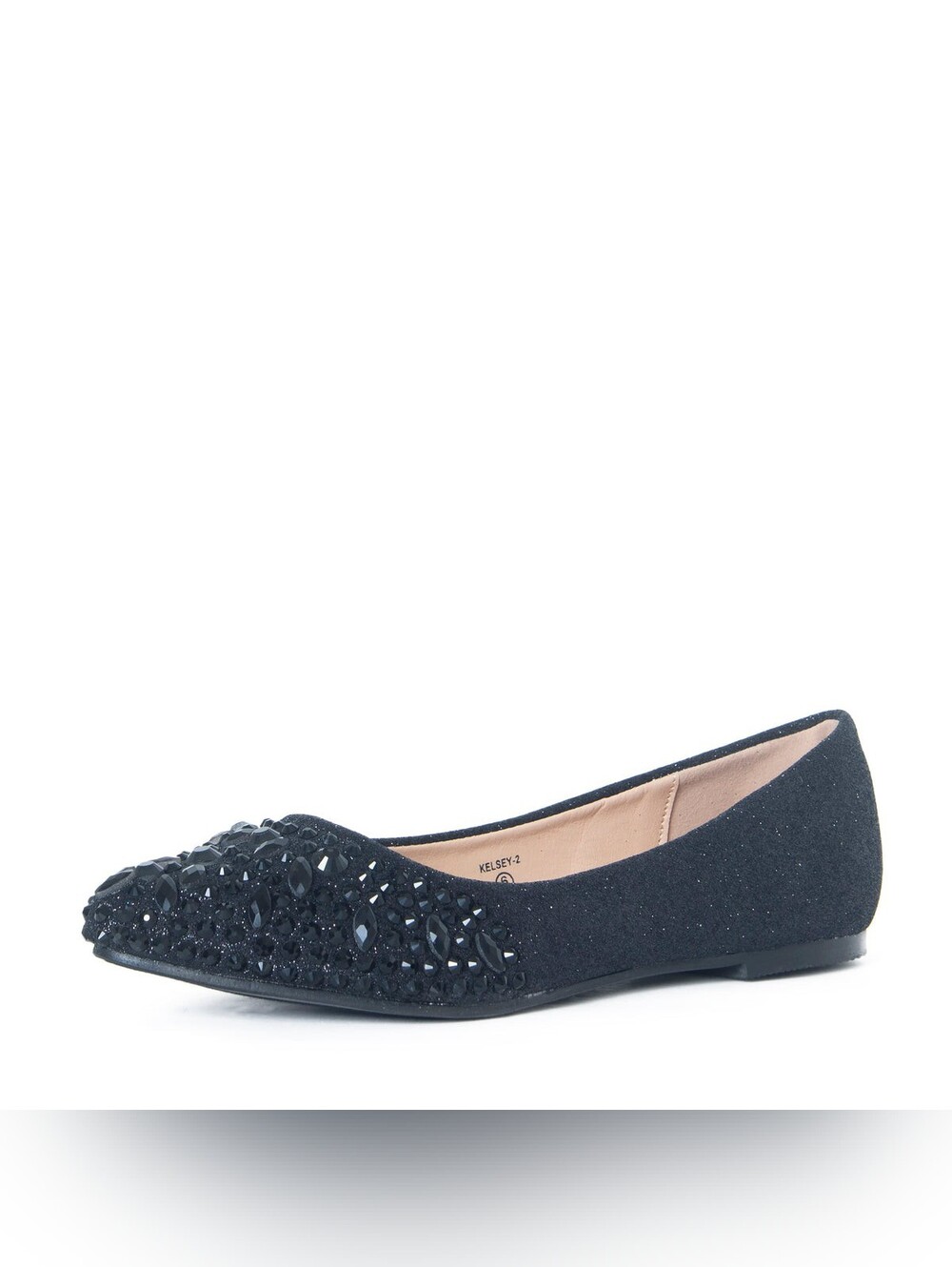Lauren Lorraine KELSEY-2 Flat Rhinestone Ballet Slip-On Shoe - Picture 4 of 8